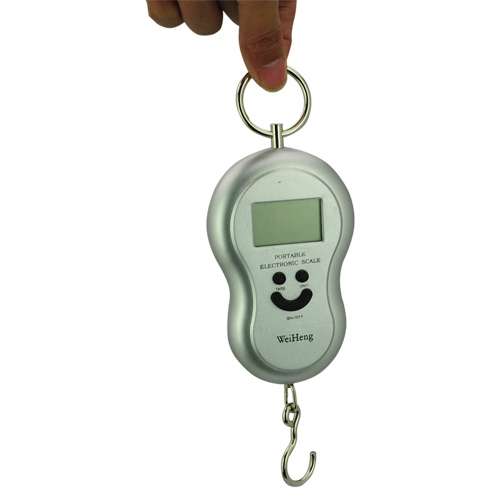 40KG/10G Protable Electronic Scale - Silver