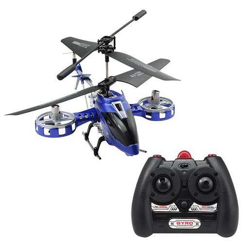 4 Channel IR Control Mini Helicopter Blue