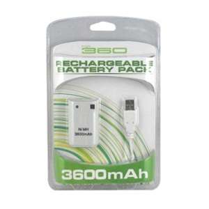3600mAh Rechargeable Battery Pack For Xbox 360 Controller