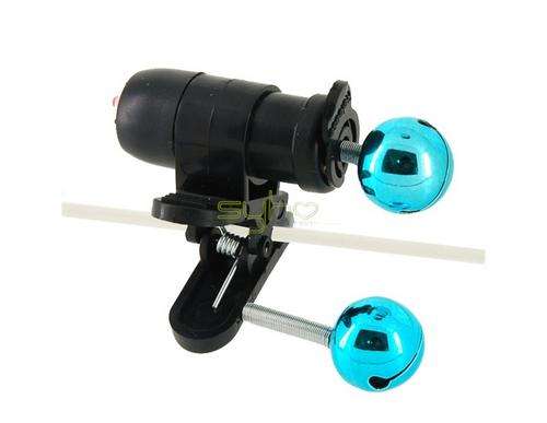 Fishing Luminous Bell with Clip and 2 Alarm Lights (Blue)