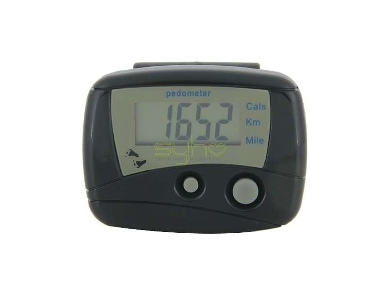 Portable Electronic Pedometer (Black)
