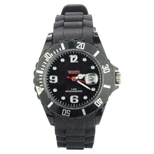 Fashion Bright Solid Color Japan Movt 3 ATM Waterproof Environmental Friendly Silicone Sports Watch