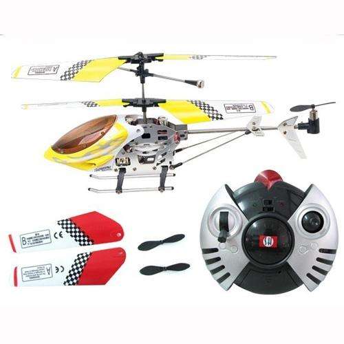 Vmax 6020 3-Channel Metal Infrared electric Remote Control rc IR Helicopter Yellow