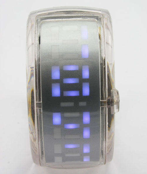 Beautiful LED Watch Support Power Balance Function and Waterproof , CRAZY!!