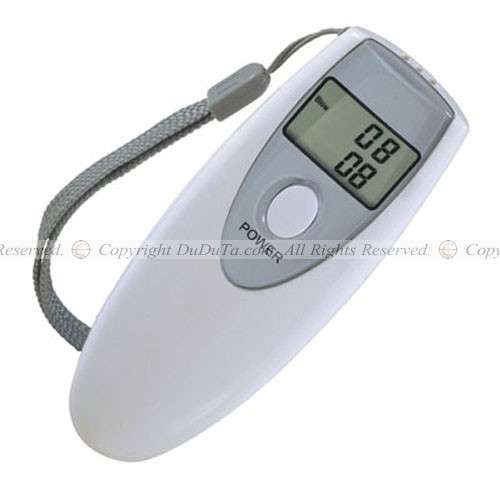 Mini Portable Digital Alcohol Breath Tester with LCD Display Hand Strap , CRAZY!!