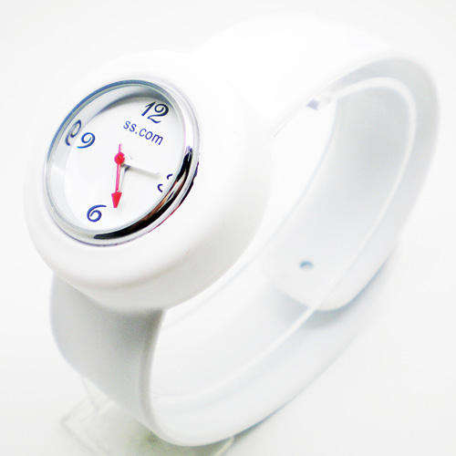 Novelty Slap Watch for Children and Adult, New Style Fashion Jelly Watch - White, CRAZY!!