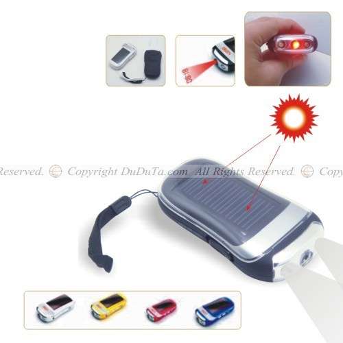 5in1 Solar Flashlight Torch with Clock Projection, CRAZY!!