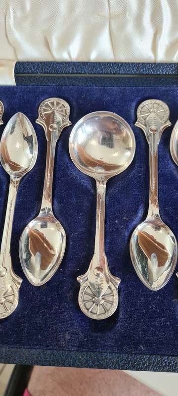 Sterling Silver Spoon Set Voortrekker Monument