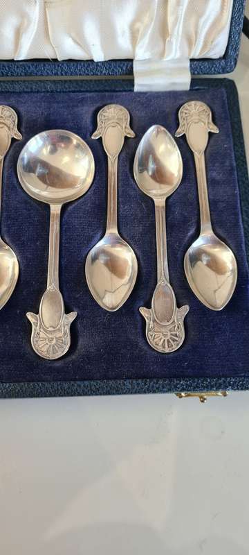 Sterling Silver Spoon Set Voortrekker Monument