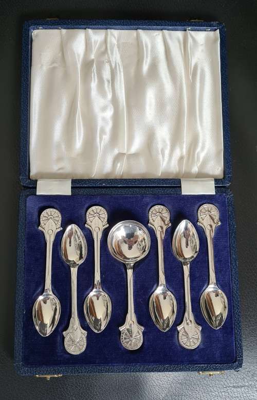 Sterling Silver Spoon Set Voortrekker Monument
