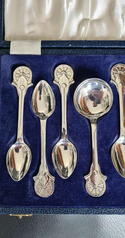 Sterling Silver Spoon Set Voortrekker Monument