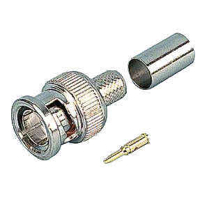 BNC 3 Piece connector for RG59 cable