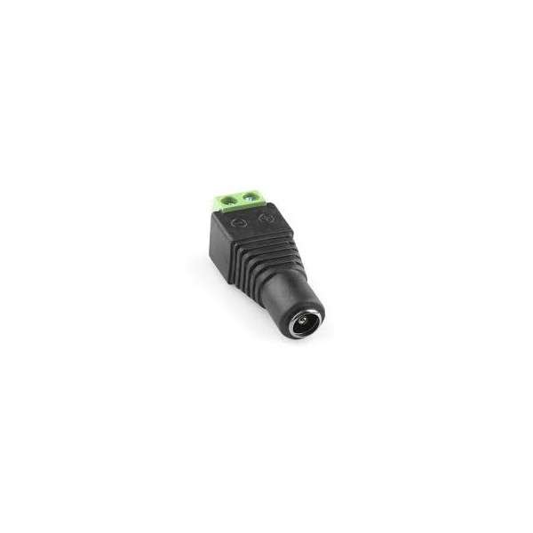 DC socket with terminals