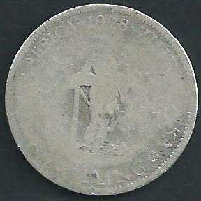 1928 - Scarce Shilling /  1/- .  - Filler  - Fair condition as per scan.