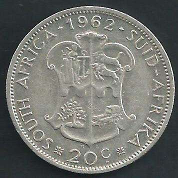 1962 - Twenty Cent / 20c . - VF condition as per scan.