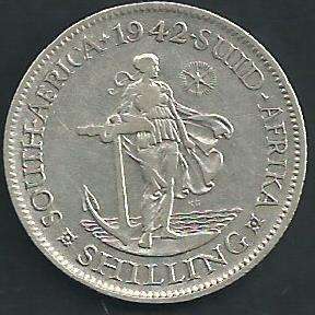 1942 - Shilling /  1/- . - VF condition as per scan.
