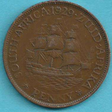 1929 Penny / 1d . - VF condition as per scan.