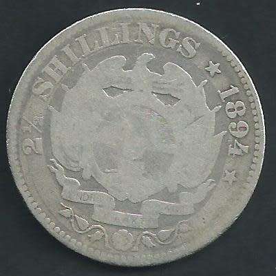 1894 - ZAR Two and a Half Shillings / Half Crown. - ** Filler ** as per scan.