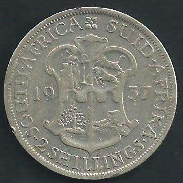 1937 - Two Shillings /  2/- . - VF details as per scan.