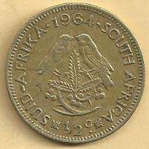 1964 - Half Cent /  1/2c . - VF condition as per scan.