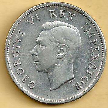 Rare 1939 - Two Shillings /  2/- . - VF condition as per scan.