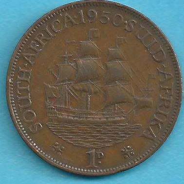 1950 - Penny /  1 d  - as per scan.