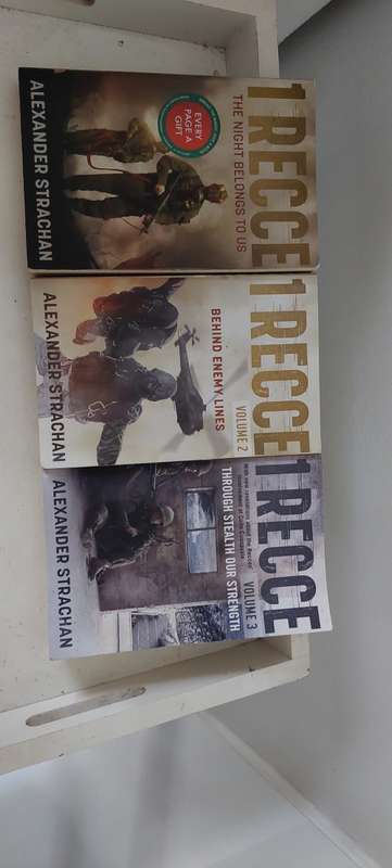 Trilogy of 1 Recce Books authored by Alexander Strachan