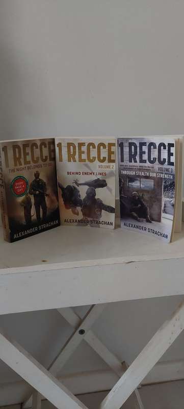Trilogy of 1 Recce Books authored by Alexander Strachan
