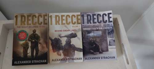 Trilogy of 1 Recce Books authored by Alexander Strachan