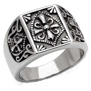 AWESOME MENS SOLID STAINLESS STEEL RING