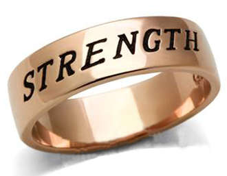 STUNNING ROSE GOLD PLATED LADIES RING