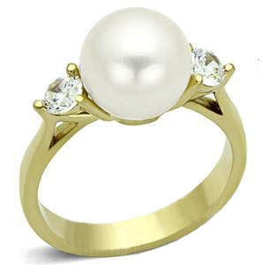 STUNNING 18K YELLOW GOLD PLATED SIMULATED DIAMOND LADIES RING