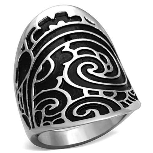 STUNNING STAINLESS STEEL LADIES RING