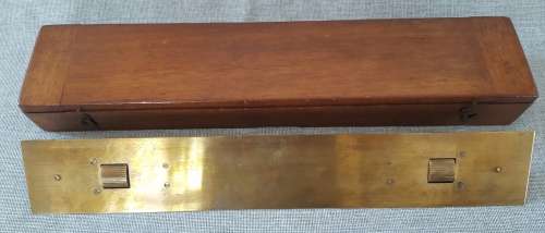 AN ORIGINAL COOKE TROUGHTON & SIMMS LTD NAUTICAL ROLLING PARALLEL RULER CIRCA 1922 - 1938