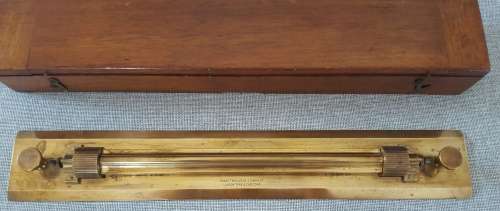 AN ORIGINAL COOKE TROUGHTON & SIMMS LTD NAUTICAL ROLLING PARALLEL RULER CIRCA 1922 - 1938