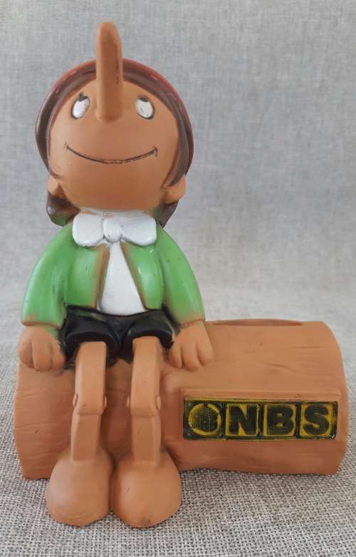 NBS PINOCCHIO MONEY BOX by PRIMA TOYS from the 1979 Apollo Film