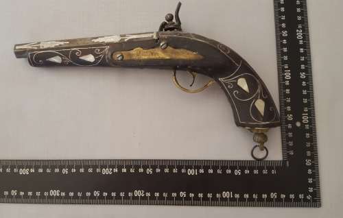 Ornamental Replica Flintlock Pistol