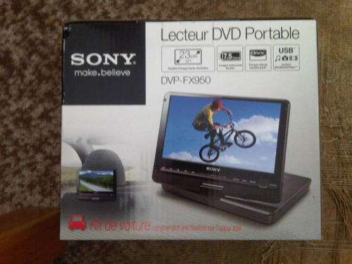 Portable Sony DVD Player DVP-FX950