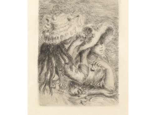 Renoir Etching Original "LE CHAPEAU EPINGLE" - The Pinned Hat