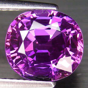 ULTRA BRILLIANT AAA+ RICH  ADAMANTINE PURPLE CEYLON SAPPHIRE!  4.580CTS