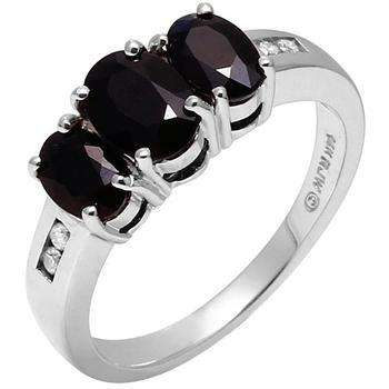 STUNNING 14K SOLID WHITE GOLD CEYLON SAPPHIRE AND DIAMOND RING! VALUE: R17'219.00