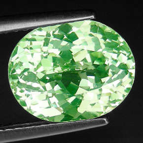 AAA+ TOP ADAMANTINE LIME GREEN CEYLON SAPPHIRE! 6.000CTS