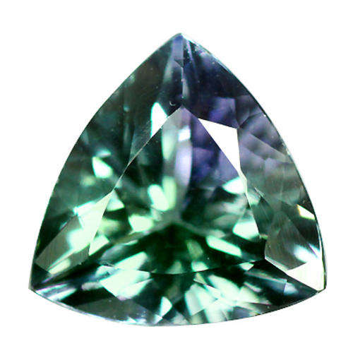 VERY RARE! ! AA+ TOP VIOLET BLUE GREEN TANZANITE! 1.940CTS