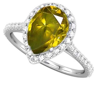 100% UNTREATED! 14K SOLID WHITE GOLD SPARKLING DIAMOND ENGAGMENT RING! 3.330CTS VAL: R189'223.00