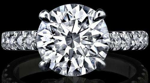 14K Solid Gold Round Brill. Engagement Ring! 1.600cts!  K/ Vs1 /  Ex-Vg-Ex