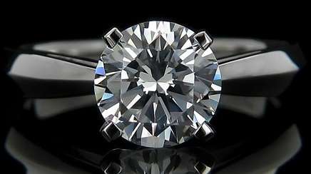 CERT.   Solid Platinum  Round Brill. Diamond Solitare Ring! 2.030cts!  K/ VS2 /  -Ex-Vg-Ex