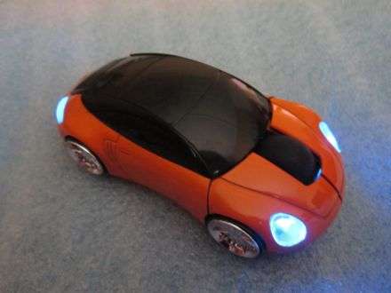 Optical USB Wireless Car Mouse for PC