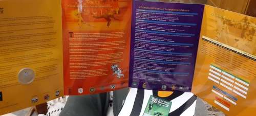 2003 Cricket World Cup South Africa Souvenir Program with commemorative Medal