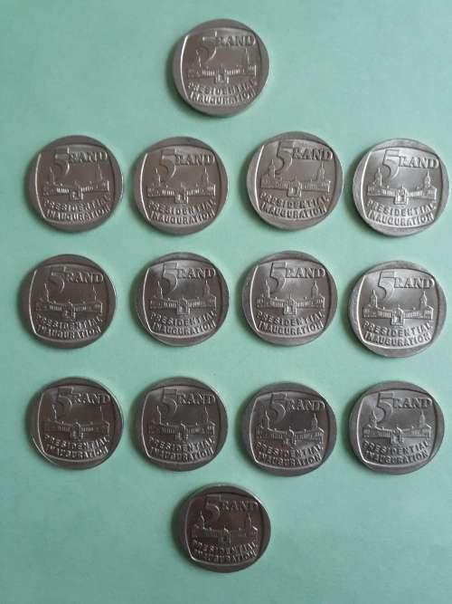 14 x 1994 R5 coin Presidential Inauguration