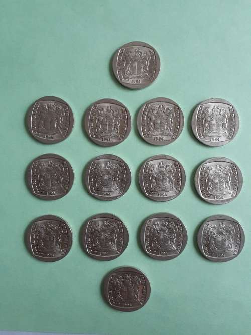 14 x 1994 R5 coin Presidential Inauguration
